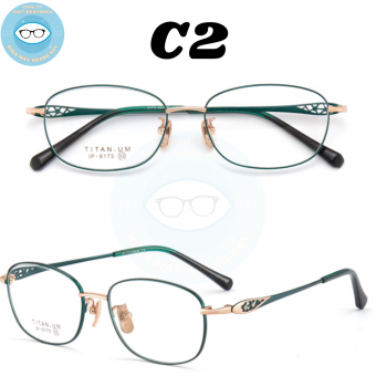 Gọng kính kim loại mã 6193